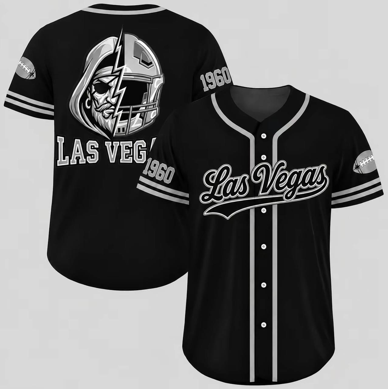Football Team Baseball Jersey, Game Day Shirt for Football Lover, Black Orange Navy Baseball Jersey Uniform, Sport Casual Everyday Outfits - Colors Available