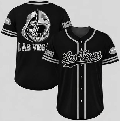 Football Team Baseball Jersey, Game Day Shirt for Football Lover, Black Orange Navy Baseball Jersey Uniform, Sport Casual Everyday Outfits - Colors Available